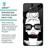 Girl Boss Glass Case For Poco X3 Pro