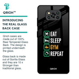Daily Routine Glass Case for Poco X3 Pro