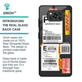 Cool Barcode Label Glass Case For Poco X3 Pro