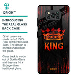 Royal King Glass Case for Poco X3 Pro