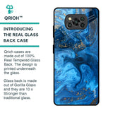 Gold Sprinkle Glass Case for Poco X3 Pro