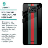 Vertical Stripes Glass Case for Poco X3 Pro