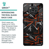 Vector Art Glass Case for Poco X3 Pro