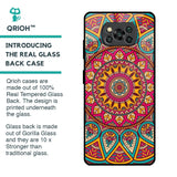 Elegant Mandala Glass Case for Poco X3 Pro