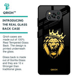 Lion The King Glass Case for Poco X3 Pro