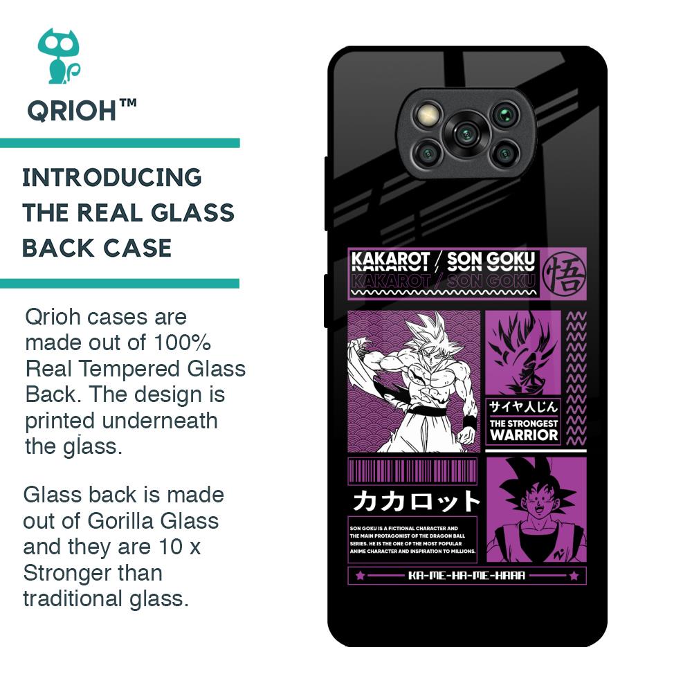 Strongest Warrior Glass Case for Poco X3 Pro