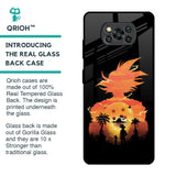 Japanese Paradise Glass Case for Poco X3 Pro