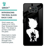 Monochrome Goku Glass Case for Poco X3 Pro