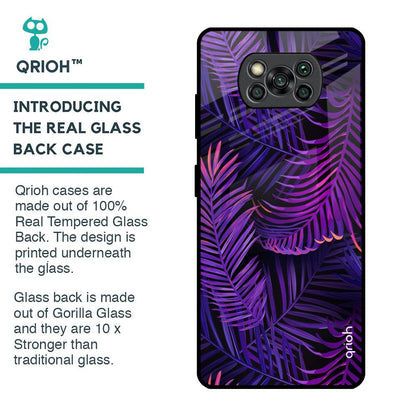 Plush Nature Glass Case for Poco X3 Pro