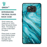 Ocean Marble Glass Case for Poco X3 Pro