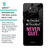 Be Focused Glass Case for Poco X3 Pro