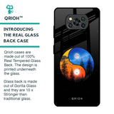 Yin Yang Balance Glass Case for Poco X3 Pro