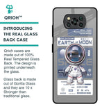 Space Flight Pass Glass Case for Poco X3 Pro