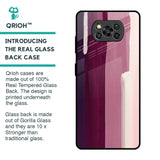 Brush Stroke Art Glass Case for Poco X3 Pro