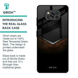 Dark Walnut Glass Case for Poco X3 Pro