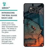 Geographical Map Glass Case for Poco X3 Pro