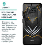 Black Warrior Glass Case for Poco X3 Pro