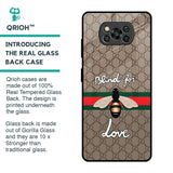 Blind For Love Glass Case for Poco X3 Pro