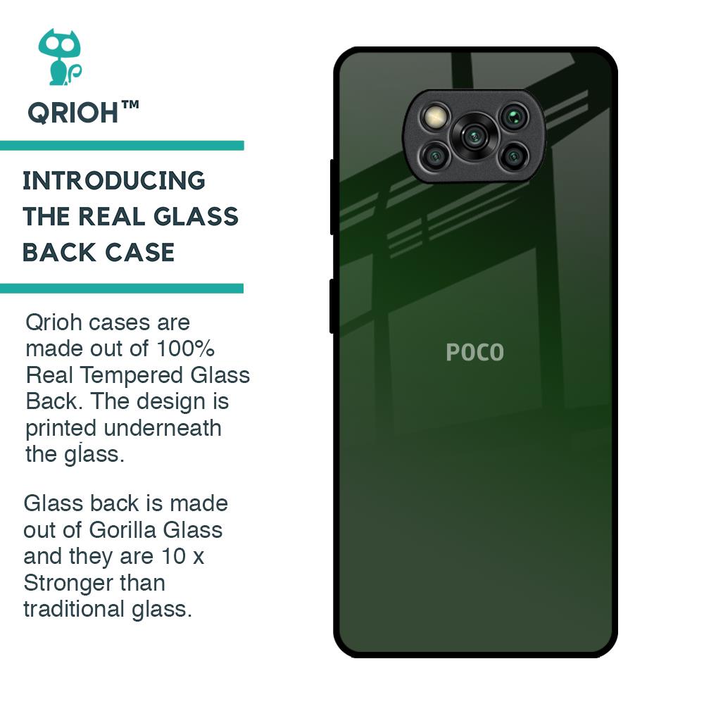 Deep Forest Glass Case for Poco X3 Pro