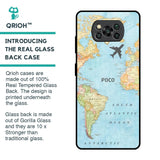Fly Around The World Glass Case for Poco X3 Pro