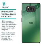 Green Grunge Texture Glass Case for Poco X3 Pro