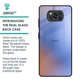 Blue Aura Glass Case for Poco X3 Pro