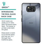 Space Grey Gradient Glass Case for Poco X3 Pro