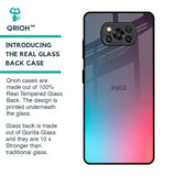 Rainbow Laser Glass Case for Poco X3 Pro