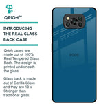 Cobalt Blue Glass Case for Poco X3 Pro