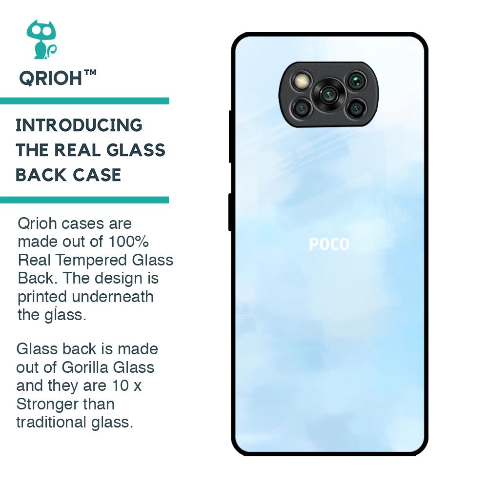 Bright Sky Glass Case for Poco X3 Pro