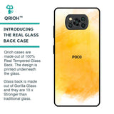 Rustic Orange Glass Case for Poco X3 Pro