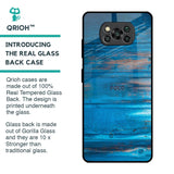 Patina Finish Glass case for Poco X3 Pro