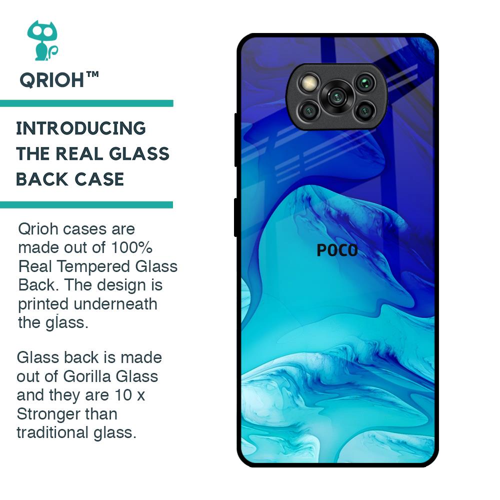 Raging Tides Glass Case for Poco X3 Pro