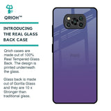 Indigo Pastel Glass Case For Poco X3 Pro
