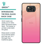 Pastel Pink Gradient Glass Case For Poco X3 Pro