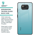 Arctic Blue Glass Case For Poco X3 Pro