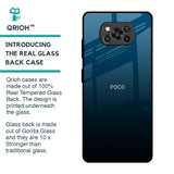 Sailor Blue Glass Case For Poco X3 Pro