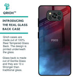 Smokey Watercolor Glass Case for Poco X3 Pro