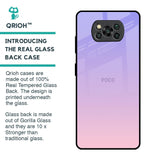 Lavender Gradient Glass Case for Poco X3 Pro