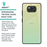 Mint Green Gradient Glass Case for Poco X3 Pro