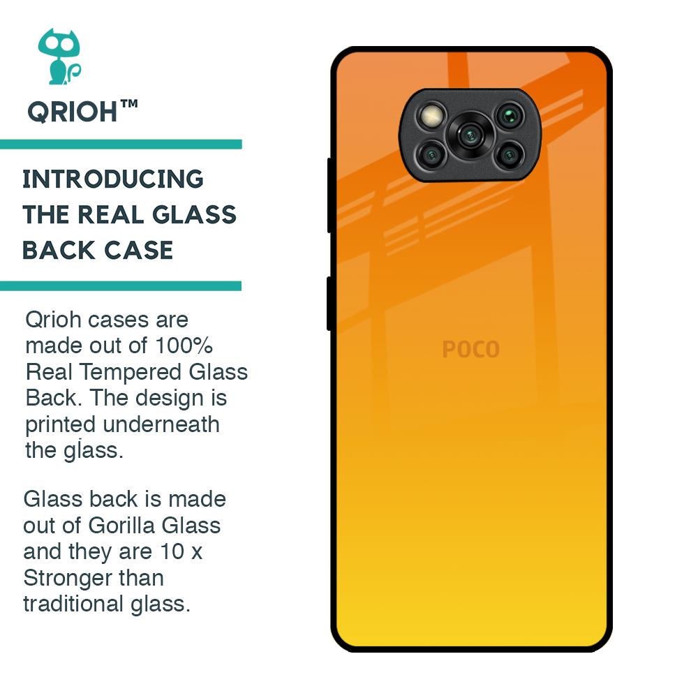 Sunset Glass Case for Poco X3 Pro