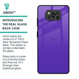 Amethyst Purple Glass Case for Poco X3 Pro