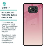 Blooming Pink Glass Case for Poco X3 Pro
