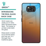 Rich Brown Glass Case for Poco X3 Pro