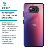 Multi Shaded Gradient Glass Case for Poco X3 Pro