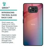 Dusty Multi Gradient Glass Case for Poco X3 Pro