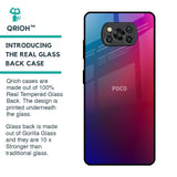 Magical Color Shade Glass Case for Poco X3 Pro
