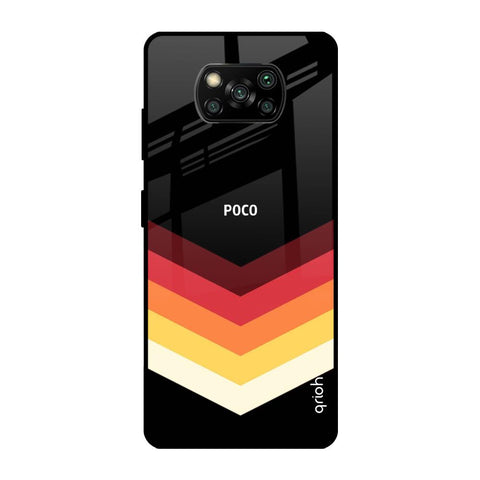 Abstract Arrow Pattern Poco X3 Pro Glass Cases & Covers Online