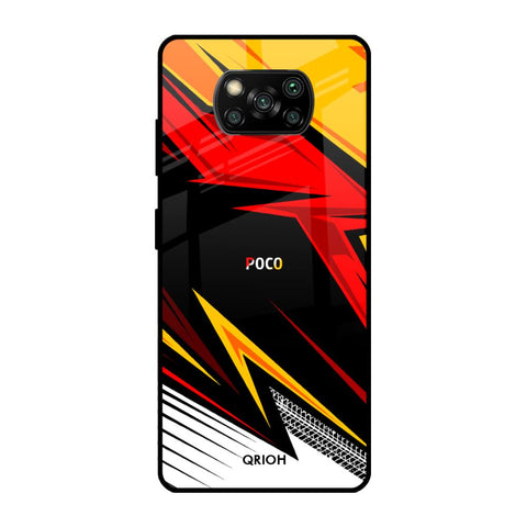 Race Jersey Pattern Poco X3 Pro Glass Cases & Covers Online
