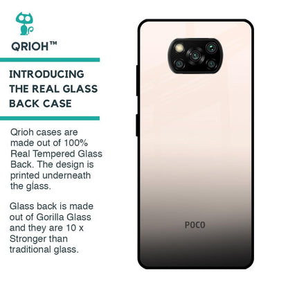 Dove Gradient Glass Case for Poco X3 Pro
